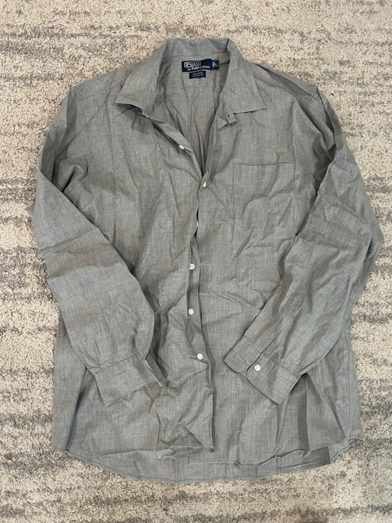 Polo Ralph Lauren Other - Polo by Ralph Lauren Gray Long-Sleeve Button-Up Shirt